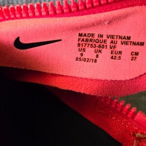 Nike Men’s Air Force 1 SF AF1 Mid Habanero Red Black SZ:9